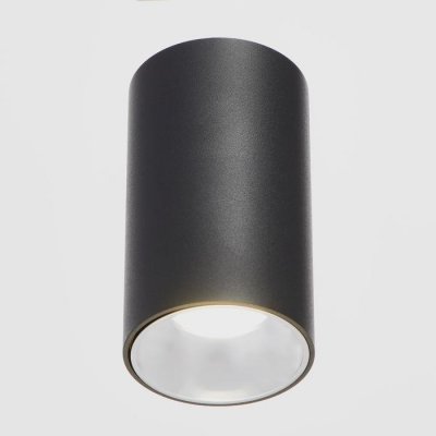 Светильник 671516/1 LED 12Вт черный-серебро 7,5х7,5х15 см