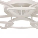 Люстра с ПДУ 661317/6 LED 130Вт диммер 3 режима 3000-6000К белый 62x62x8 см