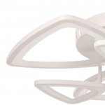 Люстра с ПДУ 661317/6 LED 130Вт диммер 3 режима 3000-6000К белый 62x62x8 см