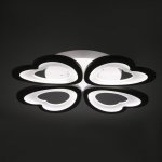 Люстра с ПДУ 661320/4 LED 112Вт диммер 3 режима 3000-6000К белый 58x58x8 см