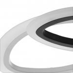 Люстра с ПДУ 661325/8 LED 188Вт диммер 3 режима 3000-6000К белый-черный 72,5x72,5x13 см