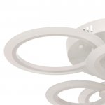 Люстра с ПДУ 661328/6 LED 108Вт диммер 3 режима 3000-6000К белый 54x54x9 см