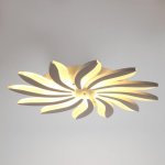 Люстра с ПДУ 661335/12 LED 120Вт диммер 3 режима 3000-6000К белые 78x78x5,5 см