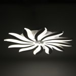 Люстра с ПДУ 661335/12 LED 120Вт диммер 3 режима 3000-6000К белые 78x78x5,5 см