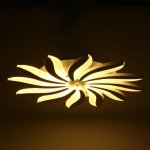 Люстра с ПДУ 661335/12 LED 120Вт диммер 3 режима 3000-6000К белые 78x78x5,5 см