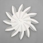 Люстра с ПДУ 661335/12 LED 120Вт диммер 3 режима 3000-6000К белые 78x78x5,5 см