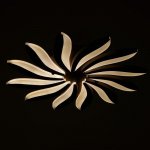 Люстра с ПДУ 661336/12 LED 120Вт диммер 3 режима 3000-6000К кофе 78x78x5,5 см