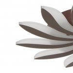 Люстра с ПДУ 661336/12 LED 120Вт диммер 3 режима 3000-6000К кофе 78x78x5,5 см