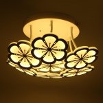 Люстра с ПДУ 661338/7 LED 140Вт диммер 3 режима 3000-6000К белый 56x56x13 см