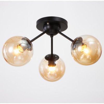 Люстра 6591171/3 E27 40Вт черный 50х50х28 см Люстра 6591171/3 E27 40Вт черный 50х50х28 см