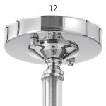 Люстра 6591173/3 E27 40Вт хром 52х52х28 см