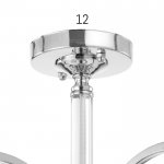 Люстра 6591174/5 E27 40Вт хром 58х58х28 см