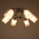 Люстра 6591177/6 E27 40Вт хром 72х72х24 см