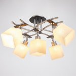 Люстра 6591180/5 E27 40Вт серебро 60х60х24 см