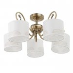 Люстра 6591181/5 E27 40Вт бронза 58х58х27 см