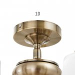 Люстра 6591181/5 E27 40Вт бронза 58х58х27 см