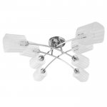 Люстра 6591182/8 E27 40Вт хром 90х90х21 см