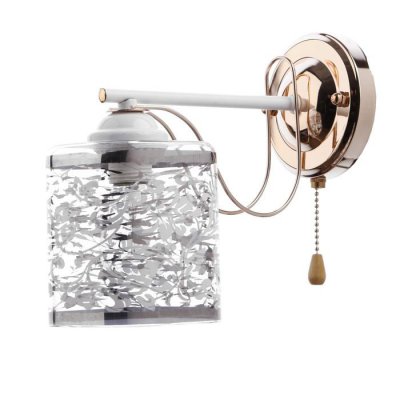 Бра 6591190/1 E27 40Вт белый-золото 25х11х22 см Бра 6591190/1 E27 40Вт белый-золото 25х11х22 см