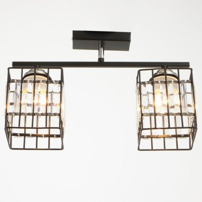 Люстра 6591191/2 E27 40Вт черный 42х12х24 см