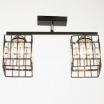 Люстра 6591191/2 E27 40Вт черный 42х12х24 см