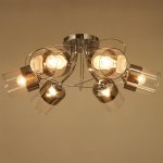 Люстра 6591195/6 E27 40Вт хром 60х60х20 см