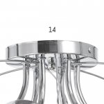 Люстра 6591195/6 E27 40Вт хром 60х60х20 см