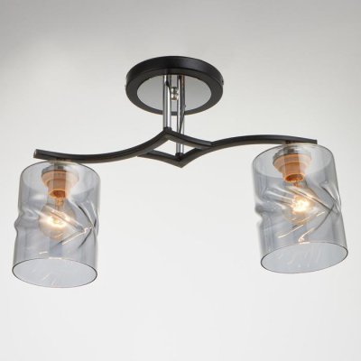 Люстра 6591196/2 E27 40Вт черный-хром 46х15х27 см