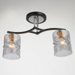 Люстра 6591196/2 E27 40Вт черный-хром 46х15х27 см