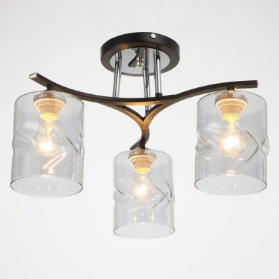 Люстра 6591197/3 E27 40Вт черный-хром 47х47х27 см