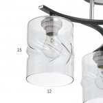 Люстра 6591197/3 E27 40Вт черный-хром 47х47х27 см