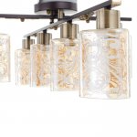 Люстра 6591198/6 E27 40Вт кофе-бронза 75х50х23 см