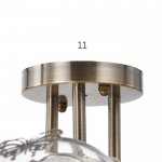 Люстра 6591200/3 E27 40Вт бронза 46х46х24 см