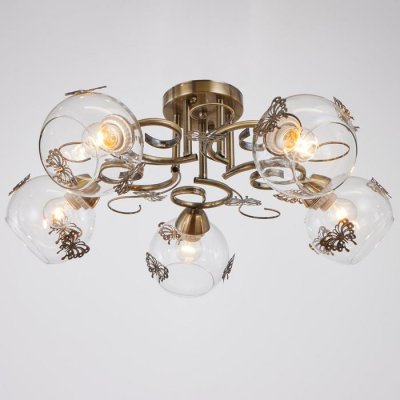 Люстра 6591201/5 E27 40Вт бронза 55х55х24 см Люстра 6591201/5 E27 40Вт бронза 55х55х24 см