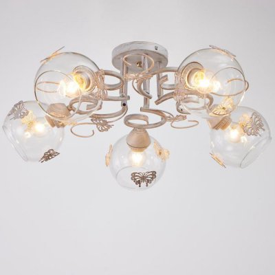 Люстра 6591203/5 E27 40Вт белый 55х55х24 см