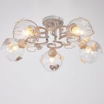 Люстра 6591203/5 E27 40Вт белый 55х55х24 см