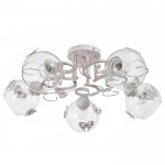 Люстра 6591203/5 E27 40Вт белый 55х55х24 см