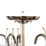 Люстра 6591205/5 E27 40Вт черный-золото 56х56х24 см