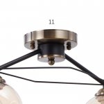 Люстра 6591206/2 E27 40Вт черный-бронза 48х20х23 см