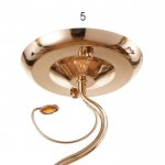 Светильник 6591209/1 E27 40Вт золото 15х15х32 см