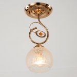 Светильник 6591211/1 E27 40Вт золото 14х15х32 см  МИКС