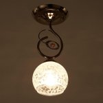 Светильник 6591211/1 E27 40Вт золото 14х15х32 см  МИКС