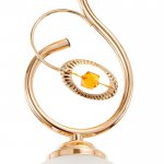 Светильник 6591211/1 E27 40Вт золото 14х15х32 см  МИКС