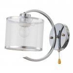 Бра 6591213/1 E27 40Вт хром 28х15х19 см