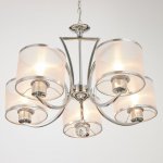 Люстра 6591213/5 E27 40Вт хром 58х58х70 см