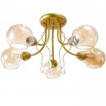 Люстра 6591214/5 E27 40Вт золото 58х58х30 см