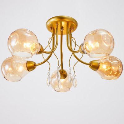 Люстра 6591214/5 E27 40Вт золото 58х58х30 см