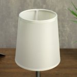 Лампа настольная 58081/1 1х40Вт Е27 серый 13х13х25 см