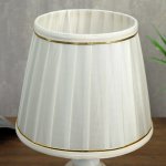 Лампа настольная с подсветкой 58087/1 1х40Вт Е27 золото 20х20х36 см