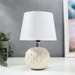 Лампа настольная 58088/1 1х40Вт Е27 белый 17х17х27 см