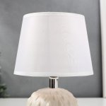 Лампа настольная 58088/1 1х40Вт Е27 белый 17х17х27 см